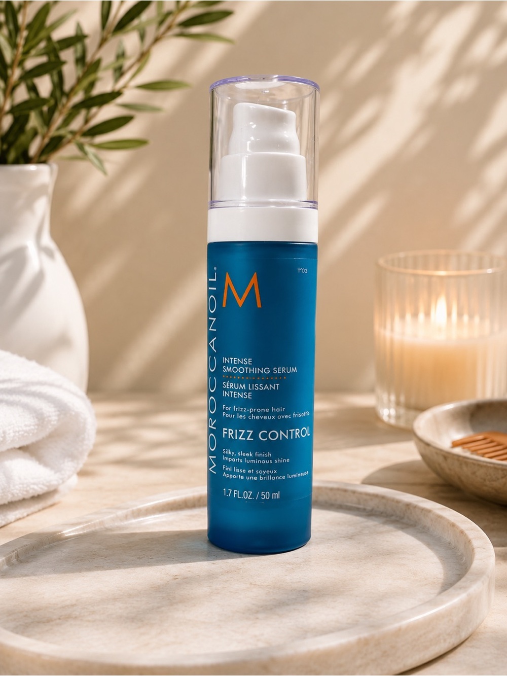 Moroccanoil Frizz Control Intense Smoothing Serum 50ml New